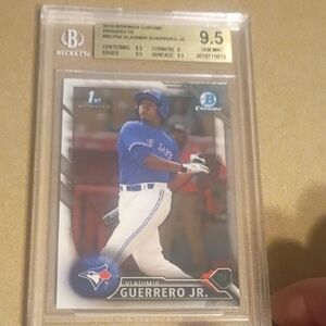 Vladimir Guerrero Jr. 2016 Bowman Chrome Beckett Graded 9.5 ProspectsBaseball Ca